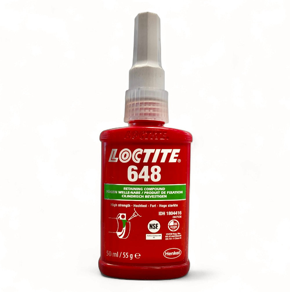 Loctite 648 - 50ml, Fijador de piezas de alta resistencia