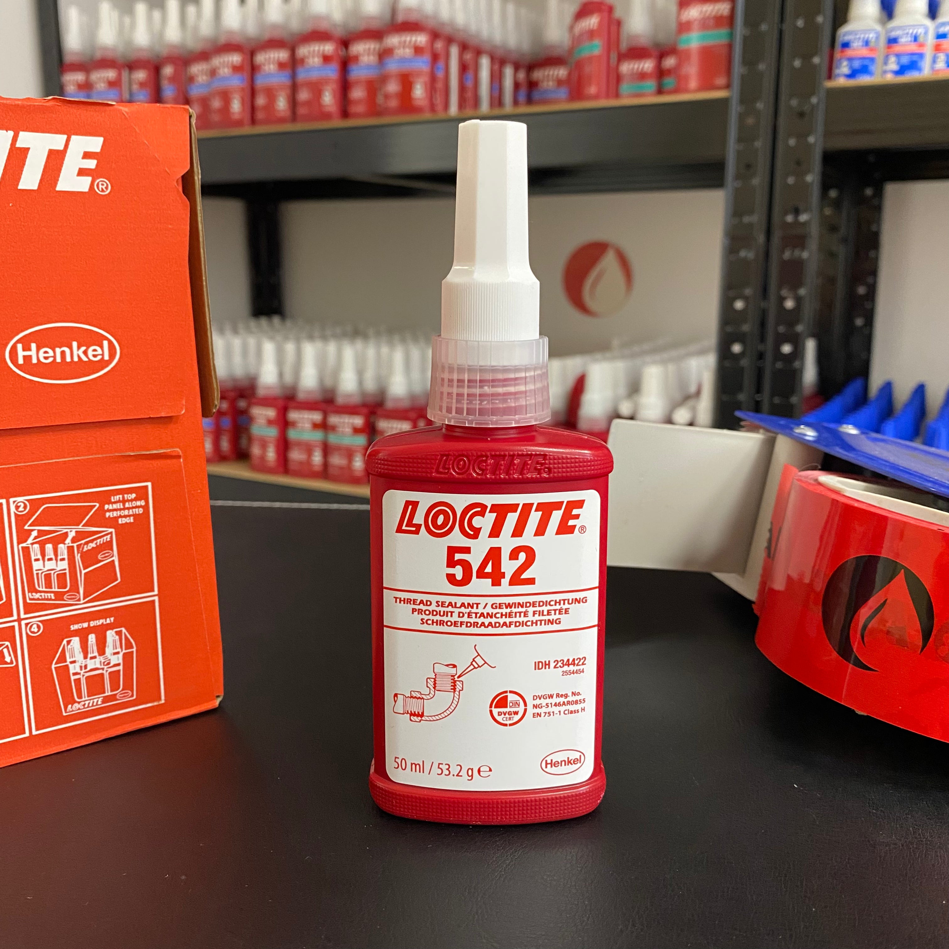 Loctite 542 - 50ml, Sellador de roscas de alta resistencia