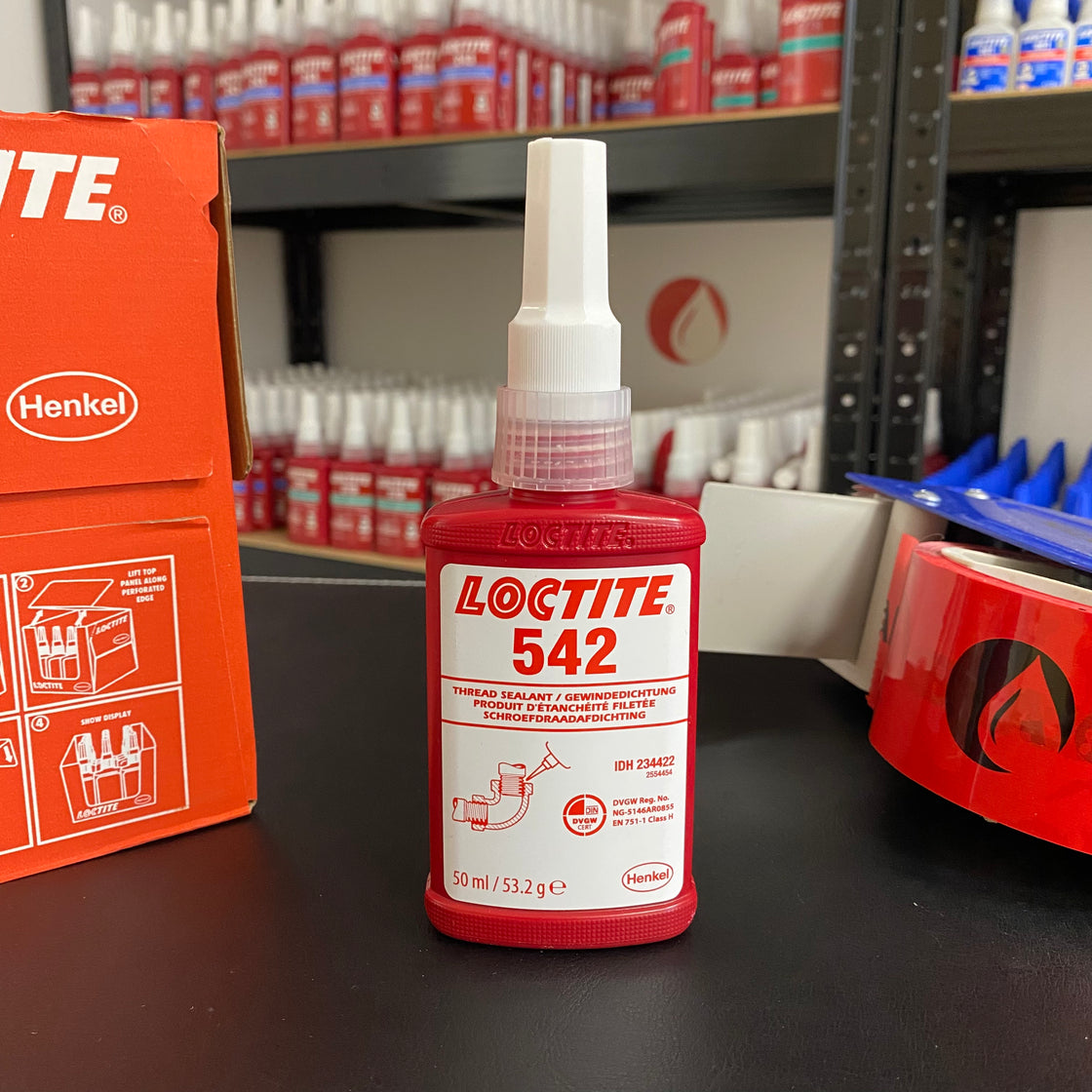Loctite 542 – sellador anaeróbico para roscas finas metálicas