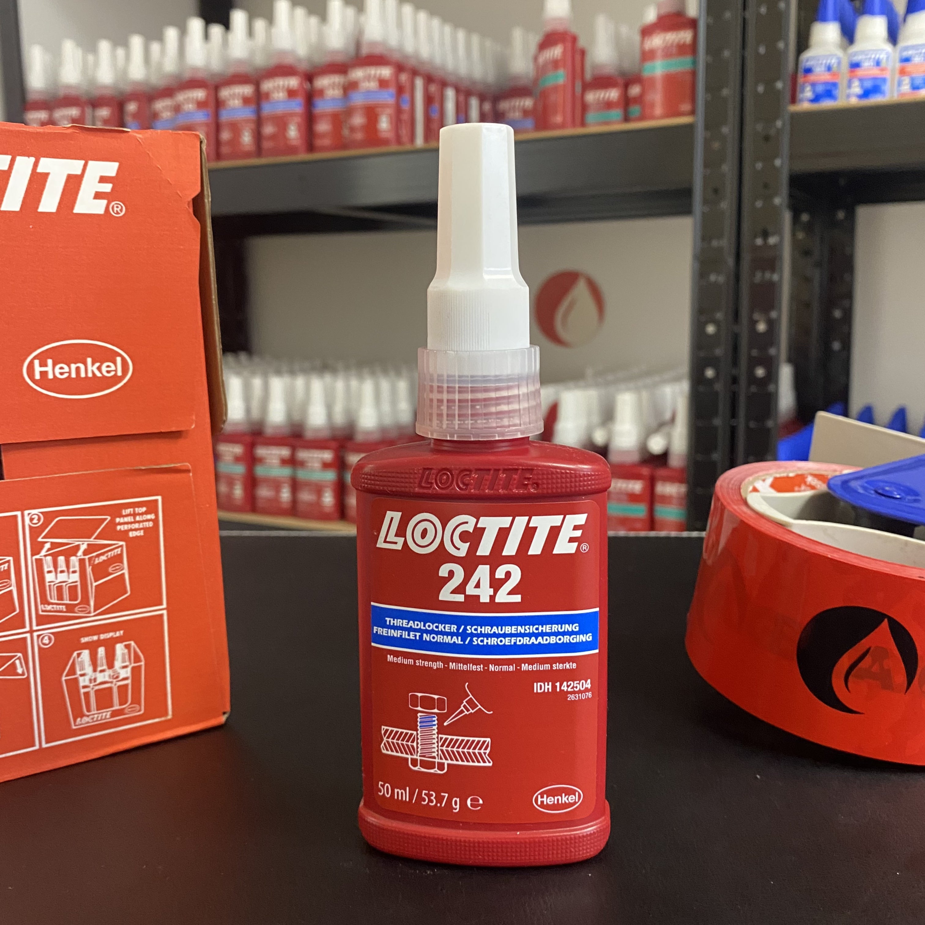 Loctite 242 - 50ml, Fijador de roscas de resistencia media