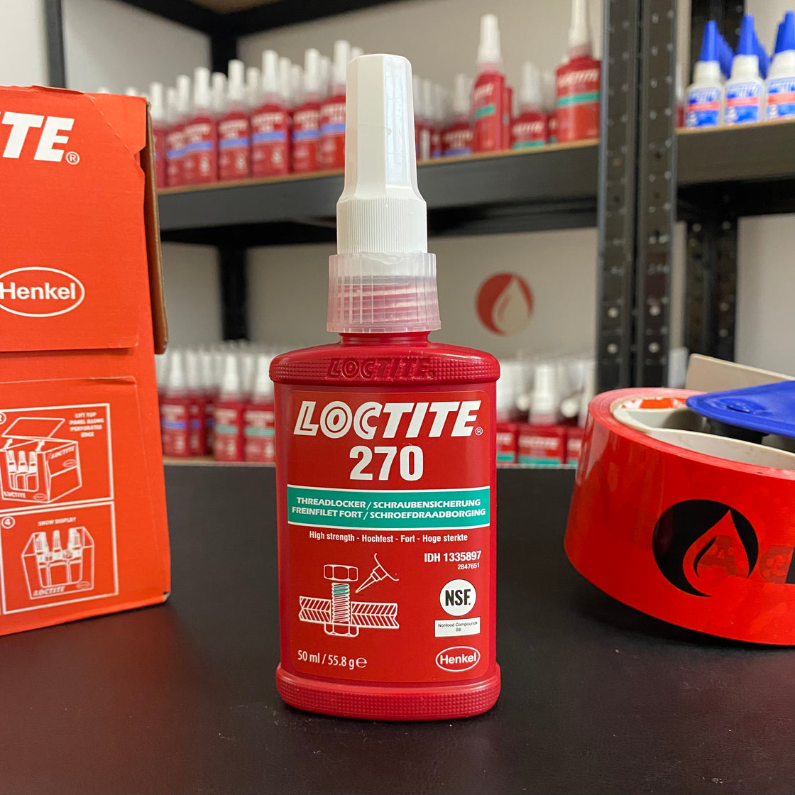 Loctite 270 frenafiletti anaerobico ad alta resistenza (verde)