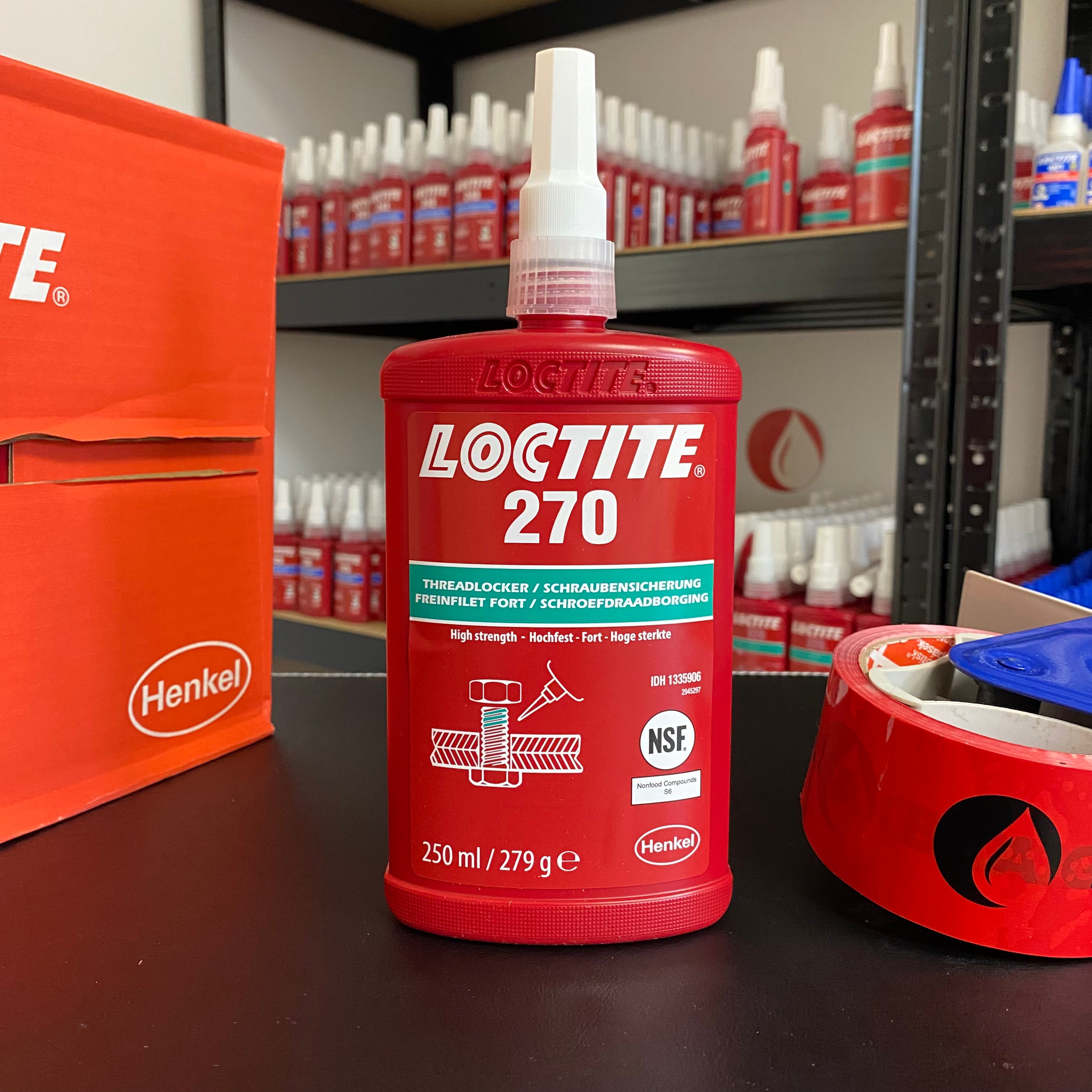 Loctite 270 - 250ml, Fijador de roscas de alta resistencia