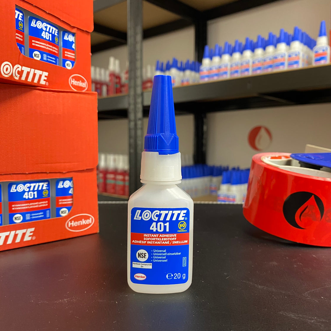 Loctite 401 adhesivo cianoacrilato instantáneo de baja viscosidad – universal para plástico, caucho y metal